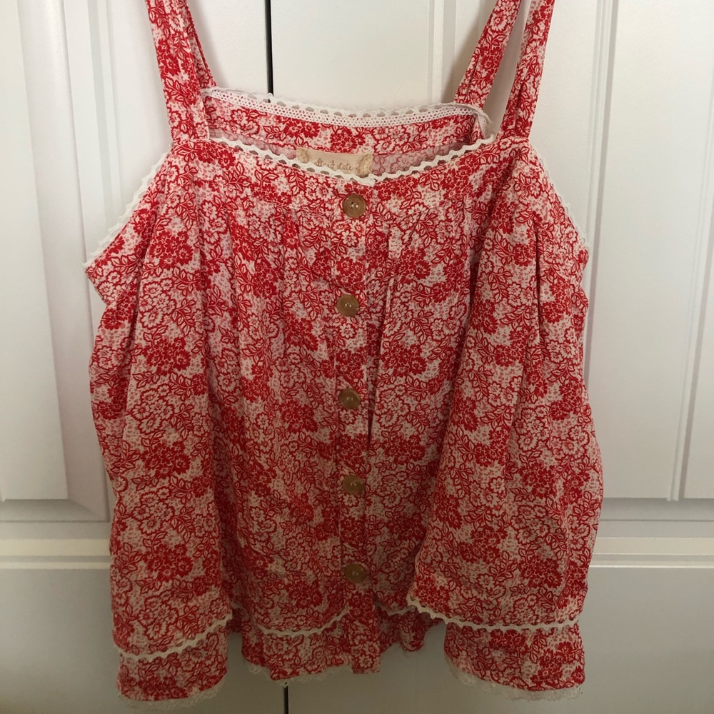 NWT Altard State Crop Top with ruffle